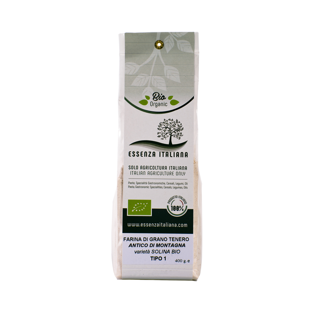 Farina di grano tenero tipo 1 varietà "Solina" 400g - Essenza Italiana