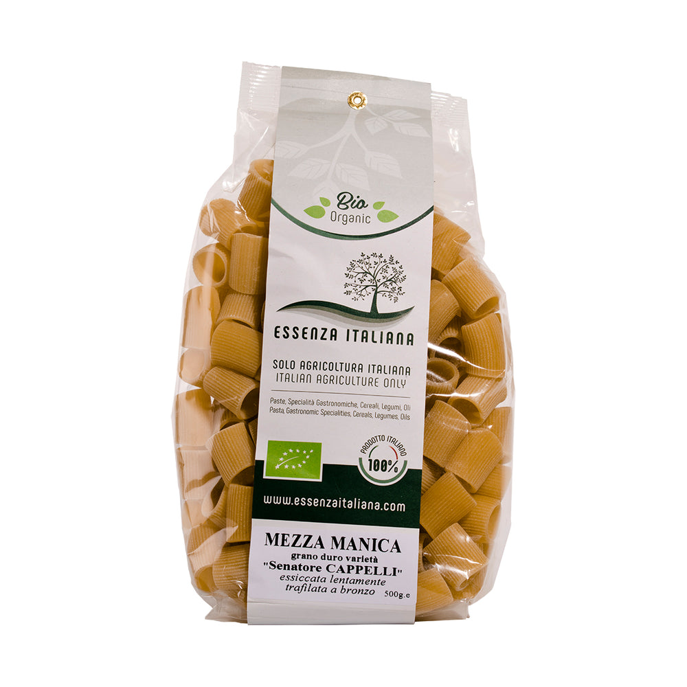 Mezze maniche di grano antico "Senatore Cappelli" BIO 100% italiane 500g - Essenza Italiana