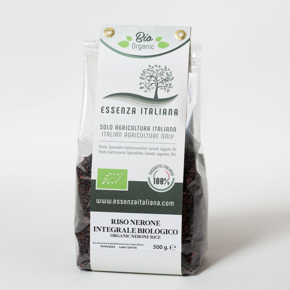 Riso integrale nero nerone BIO 100% italiano 500g - Essenza Italiana