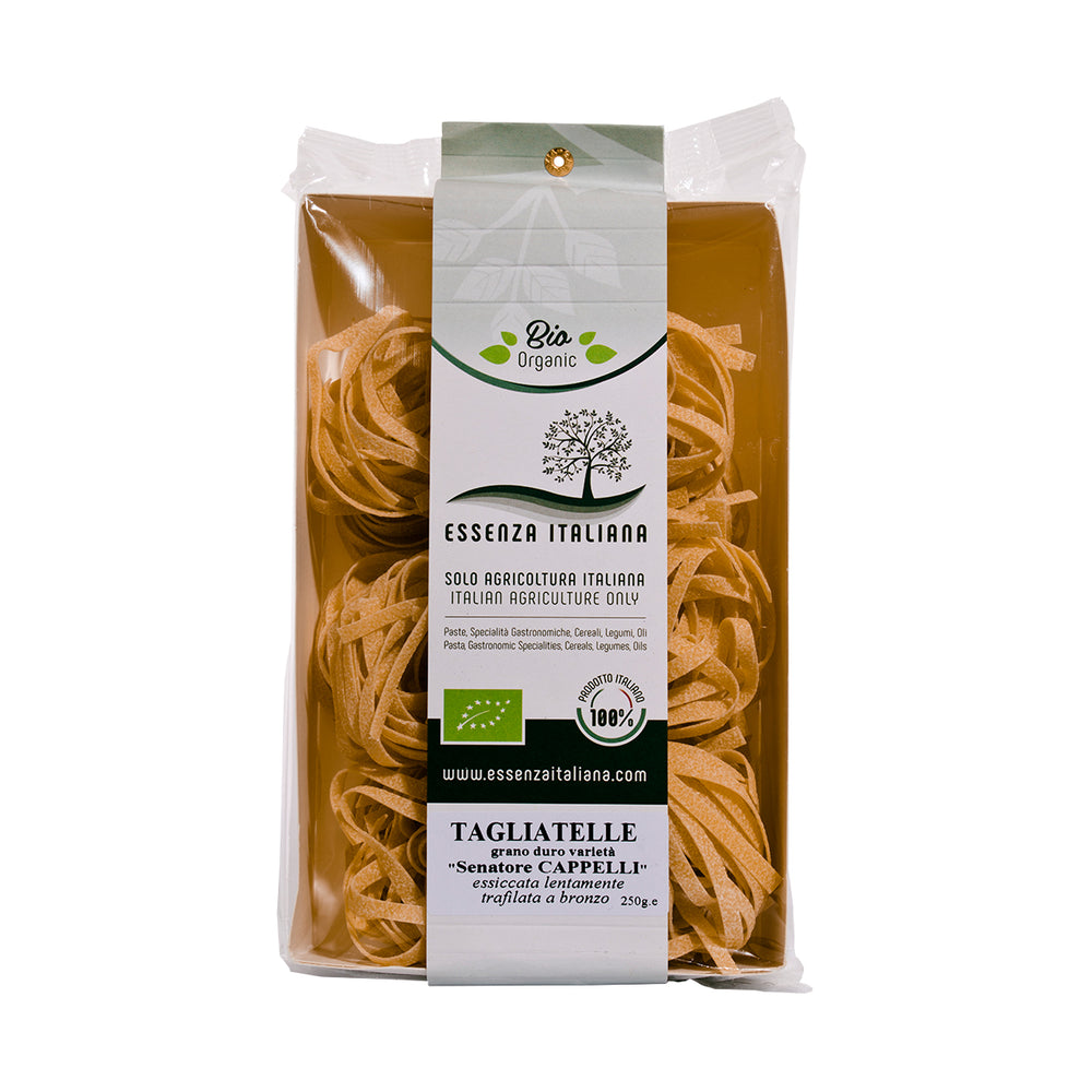 Tagliatelle di grano antico "Senatore Cappelli" BIO 100% italiane 250g - Essenza Italiana