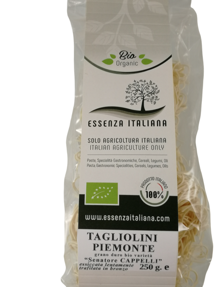 Tagliolini Piemonte di grano duro  BIO 100% Italiani 250g - Essenza Italiana